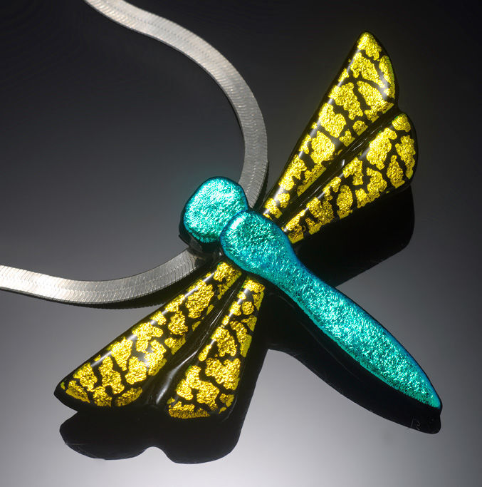 Julie Schroeppel's glass pendant